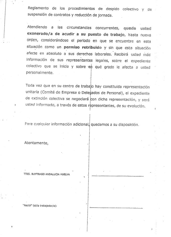 La Delegación de Sevilla se niega a firmar el documento 